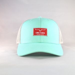 Kimes Ranch KR Branded Trucker Mint/Silver Snapback Hat